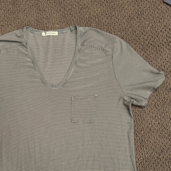 Alexander Wang Striped Scoop Neck with Pocket - SZ: XL - Picture 2 of 4
